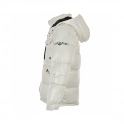 Ny 23FW Moncler x FRGMT Svart Hvit Lange Ermer Dunjakker 