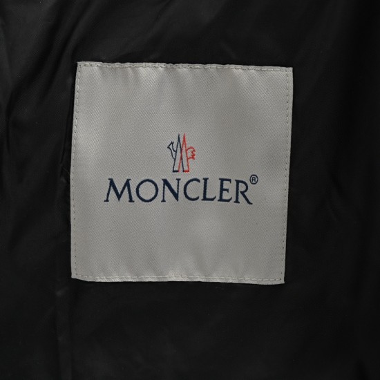 Ny 23FW Moncler x FRGMT Svart Hvit Lange Ermer Dunjakker