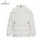 Beste Moncler Maire Hooded Quilted Shell Hvit Lange Ermer Dunjakker 