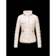 Moncler Armoise Detachable Fur Trimmed Collar Ivory Vinterjakke Nylon/Polyamid Dame 41224515LF