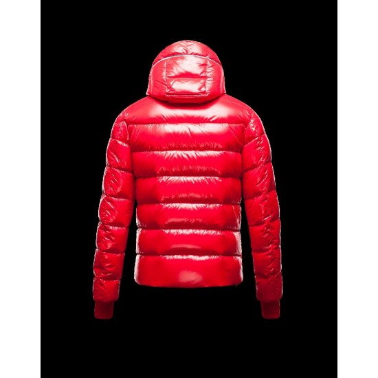 Moncler Aubert Hooded Neckline Coral Vinterjakke Nylon/Polyamid Herre 41224644MN