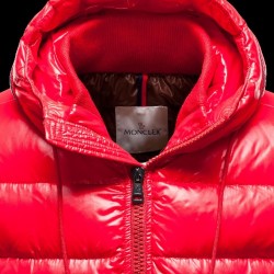 Moncler Aubert Hooded Neckline Coral Vinterjakke Nylon/Polyamid Herre 41224644MN