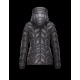 Moncler BADETE Turtleneck Drawstring Closure Steel Grå Vinterjakke Polyamide Dame 41464877KT