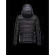 Moncler BASILE Lightweight Fixed Hood Svart Vinterjakke Nylon/Polyamide Herre 41457019EE