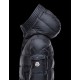 Moncler BASILE Turtleneck Fixed Hood Dark Blå Vinterjakke Polyamide Herre 41457019XO