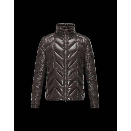 Moncler BERRIAT Detachable Hood Turtleneck Dark Grønn Vinterjakke Nylon/Polyamid Herre 41456769UD