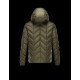 Moncler BERRIAT Detachable Hood Turtleneck Military Grønn Vinterjakke Nylon/Polyamid Herre 41456793MB