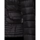 Moncler BIBER Double-Breasted Classic Neckline Svart Vinterjakke Nylon Dame 41467469GC