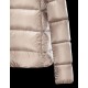 Moncler BOURDON Turtleneck Beige Vinterjakke Techno Fabric Dame 41456717LJ