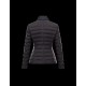 Moncler BRIERE Classic Neckline Broadcloth Collar Svart OverDunjakke Techno Fabric Dame 41457362EI