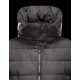 Moncler FLAMME Turtleneck Inner Hood Svart Dunjakke Nylon Dame 41381023BL