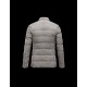 Moncler GAMME BLEU Classic Neckline Light Grå OverDunjakke Laminated Wool Herre 41459919GC