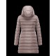 Moncler GARBET Double-Breasted Detachable Dove Grå Dunjakke Techno Fabric Dame 41456711MW