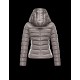 Moncler GAUBE V-Neckline Fixed Hood Grå Vinterjakke Polyester/Synthetic Dame 41456771IF