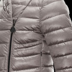 Moncler GAUBE V-Neckline Fixed Hood Grå Vinterjakke Polyester/Synthetic Dame 41456771IF