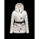 Moncler GENE Turtleneck Detachable Ivory Vinterjakke Nylon/Racoon Dame 41456957NI