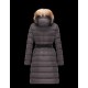 Moncler GENEVRIER Fur Hood Dark Brun Dunjakke Nylon/Pa Dame 41311136SU