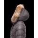 Moncler GENEVRIER Fur Hood Dark Brun Dunjakke Nylon/Pa Dame 41311136SU