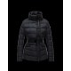 Moncler LAVAUD Detachable Turtleneck Svart Vinterjakke Nylon/Polyester Dame 41460688KA