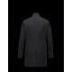 Moncler LESPARRE Detachable Lapel Collar Svart Dunjakke Techno Fabric Herre 41456696TU