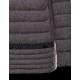 Moncler LEUCATE Turtleneck Steel Grå Dunjakke Viscose/Angora/Polyamide Dame 41456714CM