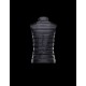 Moncler LIANE Ultralight Mandarin Collar Svart WaistDunjakke Techno Fabric/Polyamide Dame 41344266SD