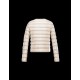 Moncler LISSY Ultralight Round Collar Beige Vinterjakke Polyamide Dame 41338938JV