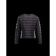 Moncler LISSY Ultralight Round Collar Svart Vinterjakke Polyamide Dame 41338938UI