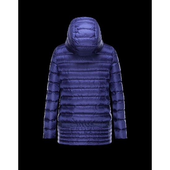 Moncler NARLAY Ultralight Turtleneck Purple Dunjakke Nylon/Polyamide Dame 41457282KR