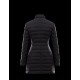 Moncler NOUES Classic Neckline Broadcloth Collar Svart Dunjakke Techno Fabric Dame 41457415FM