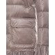 Moncler SERRE Turtleneck Dove Grå Dunjakke Nylon/Polyamide Dame 41456720VM