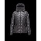 Moncler BADETE Turtleneck Drawstring Closure Steel Grå Vinterjakke Polyamide Dame 41464877KT