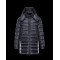 Moncler DUSTIN Detachable Hood Turtleneck Dark Blå Dunjakke Techno Fabric/Polyamide Herre 41456791NS