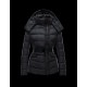 Moncler LAVAUD Detachable Turtleneck Svart Vinterjakke Nylon/Polyester Dame 41460688KA