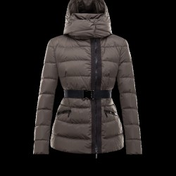 Moncler LAVAUD Detachable Turtleneck Dark Grønn Vinterjakke Polyester Dame 41460688RJ