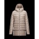 Moncler NARLAY Ultralight Turtleneck Beige Dunjakke Nylon Dame 41457282KL