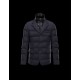 Moncler ROUILLAC Detachable Lapel Collar Blå OverDunjakke Polyamid/Elastane Herre 41377883PD