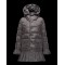 Moncler SERRE Turtleneck Steel Grå Dunjakke Nylon/Polyamide Dame 41456720GV