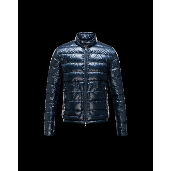 Moncler ACORUS Ultralight Blå Vinterjakke Techno Fabric/Polyamide Herre 41338935EP