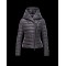 Moncler GAUBE Fixed Hood V-Neckline Steel Grå Vinterjakke Polyester Dame 41456771VN