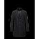 Moncler LESPARRE Detachable Lapel Collar Svart Dunjakke Techno Fabric Herre 41456696TU