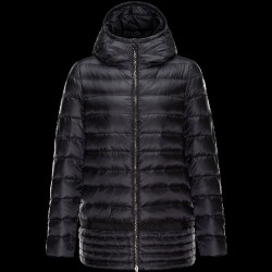 Moncler NARLAY Ultralight Turtleneck Svart Dunjakke Nylon Dame 41457282TO