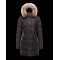 Moncler FRAGON Fur Hood Svart Vinterjakke Nylon/Pa/Racoon Dame 41311175WT