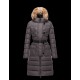 Moncler GENEVRIER Fur Hood Dark Brun Dunjakke Nylon/Pa Dame 41311136SU