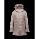 Moncler SERRE Turtleneck Dove Grå Dunjakke Nylon/Polyamide Dame 41456720VM