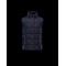 Moncler TENAY Turtleneck Dark Blå WaistDunjakke Wool Flannel Herre 41456745SC